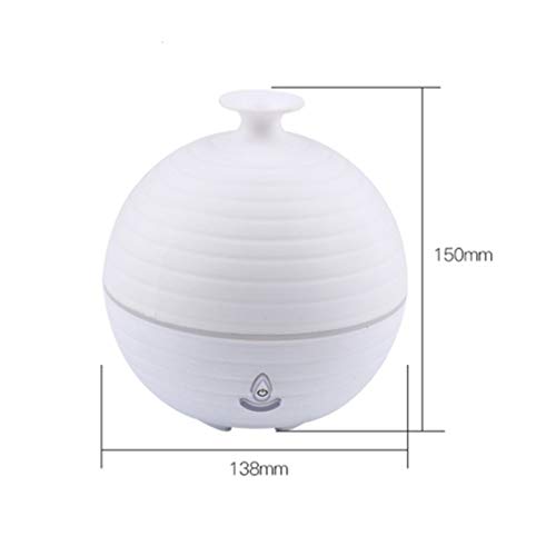 LIOOBO 1 UNID Pulverizador de aromaterapia ultrasónico Hogar Plug-in USB Dormitorio Lámpara de aceite colorida Lámpara de aromaterapia Humidificador de horno de aromaterapia