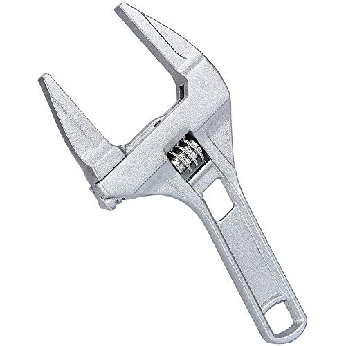 Llave Ajustable, Cuarto Baño Llave Ajustable, Aleación Aluminio Corto Vástago Gran Apertura Llave Ajustable Para Baño, Desmontaje Tuerca Tubo