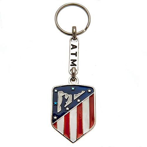 LLAVERO ESCUDO PLATA ATLETICO DE MADRID