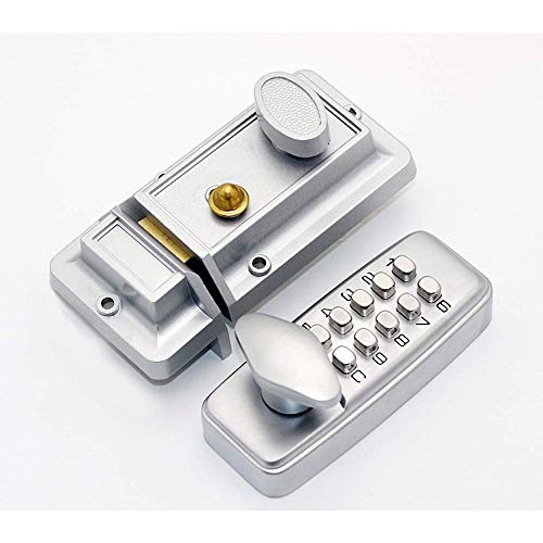 LNDDP Cerradura código mecánico Maquinaria Digital Teclado Contraseña Cerradura Puerta Cerradura mortaja aleación Zinc Acero Inoxidable Sistema Seguridad para el hogar Cerradura Puerta