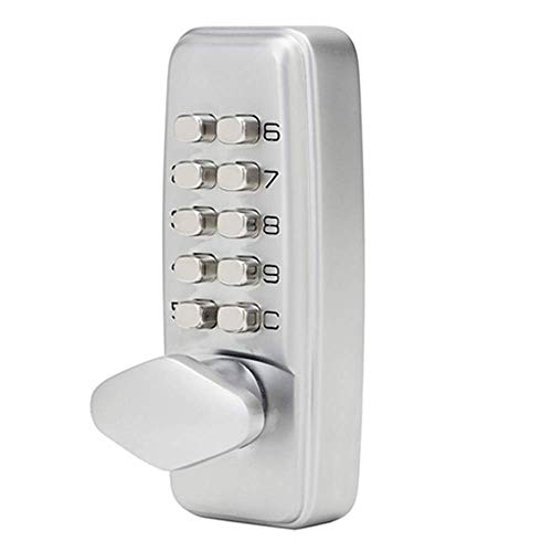 LNDDP Cerradura código mecánico Maquinaria Digital Teclado Contraseña Cerradura Puerta Cerradura mortaja aleación Zinc Acero Inoxidable Sistema Seguridad para el hogar Cerradura Puerta