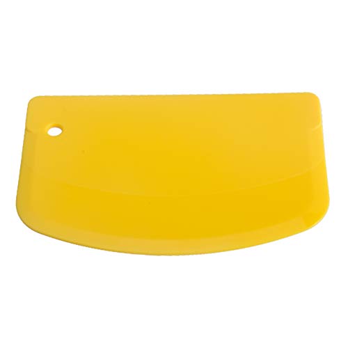 LNIMIKIY Raspador Masa Herramientas repostería Utensilios para Hornear Plástico Flexible Caja Fuerte para espátula Gadgets Cocina Cortador Fondant Borde Curvo Suave