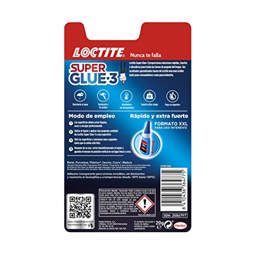 Loctite 2586797 Pegamento, Transparente