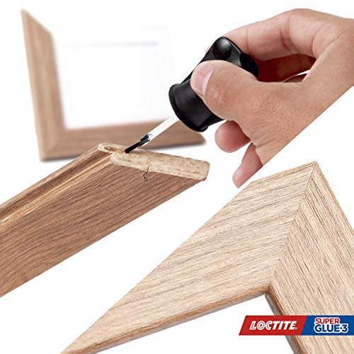 Loctite Super Glue-3 Pincel, pegamento transparente con pincel aplicador, adhesivo universal de triple resistencia, con fuerza instantánea y de fácil uso, 1x5 g