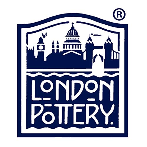 London Pottery - Juego de tazas de té (300 ml, 4 unidades), diseño de lunares, multicolor