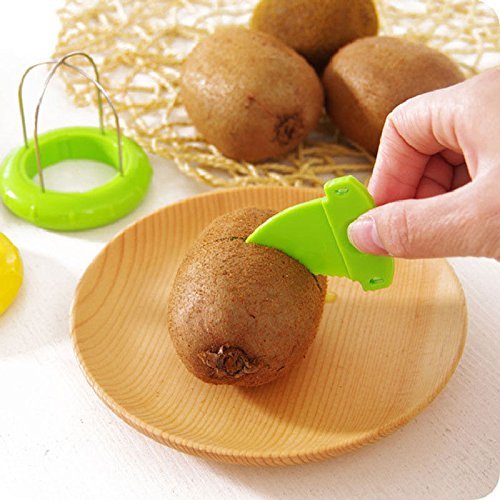 Lorcoo fruta Slicer Juego: cortador de aguacate cortador herramienta y corte kiwi pelar