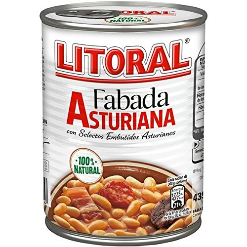 Lote de 6 latas fabada asturiana litoral 435gr