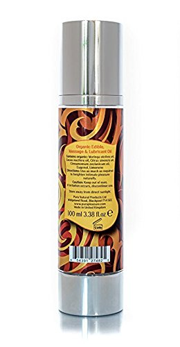 Lubricantes Sexuales y Aceite de Masaje Erotico - 100% Orgánico (Naranja y Canela)100ml