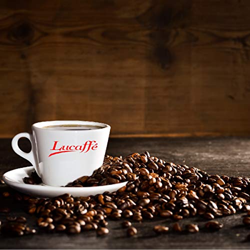 LUCAFFÈ EXQUISIT Bolsitas de café Ø44 mm, 150 vainas E.E.E., vainas de papel compostable, vainas de café Arábica con notas de Robusta, aroma a cacao, sabor tostado, cuerpo alto, nivel medio de cafeína