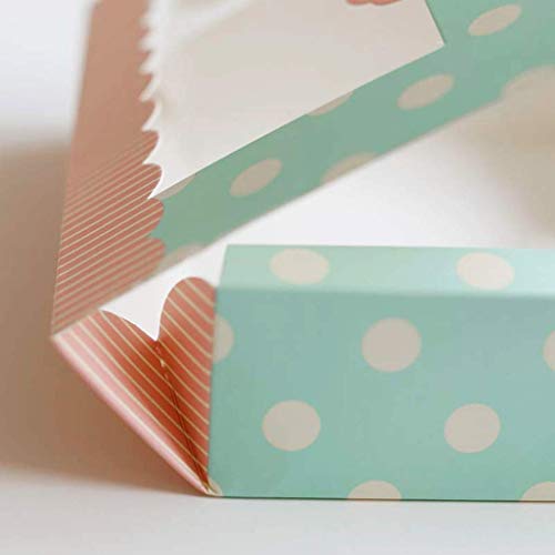 Lvcky 12 cajas de papel para tartas, cupcakes, caja de regalo, 8 pulgadas