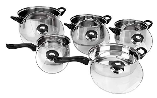 MAGEFESA FAMILY – Batería de Cocina MAGEFESA FAMILY 10 Piezas está Fabricada en Acero Inoxidable. Fácil Limpieza y Apta lavavajillas. Asas de bakelita toque soft - cold