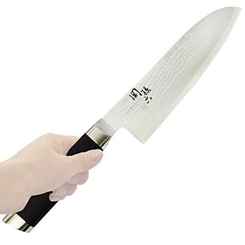 Magoroku Sekino Damascus Santoku 165mm AE-5200 (japan import)