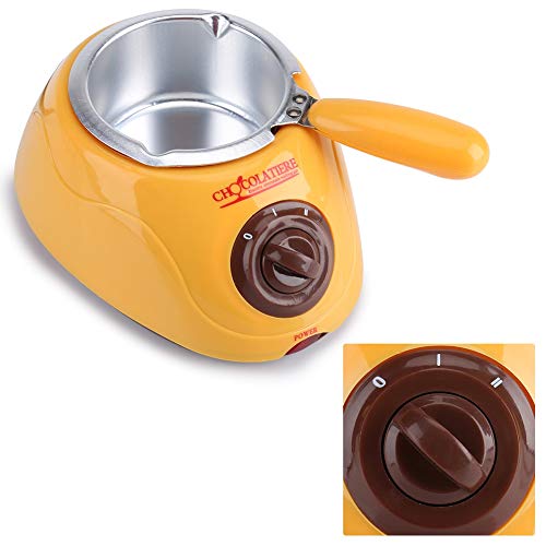 MAGT Fusor Chocolate Eléctrico, Duradero Melting Pot Eléctrica Fondue Fusor De La Máquina, Herramienta De La Cocina, Enchufe De La UE del Chocolate del Acero Inoxidable Y Plástico Caliente