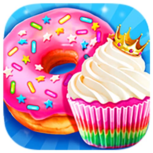 Make Cupcake & Donut - Rainbow Princess Bakery Education Game