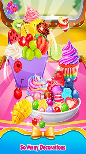 Make Cupcake & Donut - Rainbow Princess Bakery Education Game