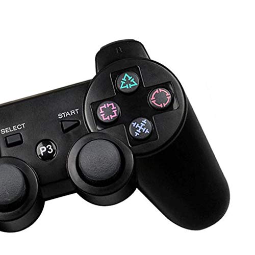 Mando bluetooth P3 inalámbrico controlador Wireless Mandos Juegos Gamepad compatible con PlayStation 3 PS3 Joystick plata