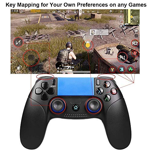 Mando para iOS, PowerLead Inalámbrico Mando de Juego Gamepad Compatibilidad con iOS y Android para iPhone iPad Samsung Otro teléfono - Juego Directo [no compatible con iOS13.4 y superior]