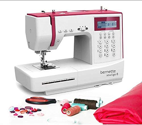 Máquina de coser Bernette Patchen para colchas, patchwork y 197 programas profesionales con ordenador 8 en 1 