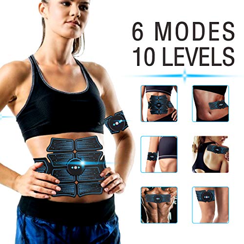 Máquina de entrenamiento de ABS para adelgazar el cuerpo, estimulador muscular EMS USB Recargable Ultimate Estimulador abdominal Ultimate Gym Belt