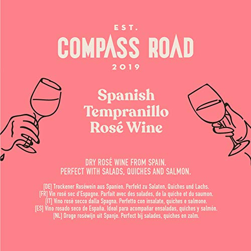 Marca Amazon - Compass Road Tempranillo Rosado, España (Bag in Box), 5l