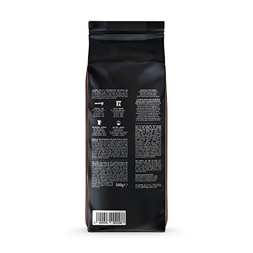 Marca Amazon - Happy Belly Café de tueste natural en grano "Caffè Intenso" (2 x 500g)