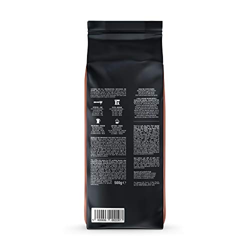 Marca Amazon - Happy Belly Café de tueste natural en grano "Espresso Forte" (2 x 500g)