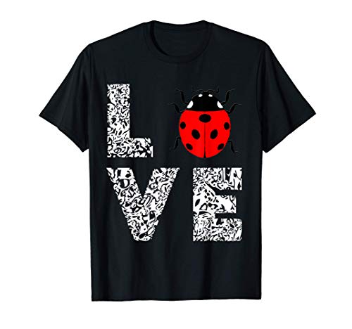 Mariquita Love Insectos Bichos Entomología Dulce Verano Camiseta