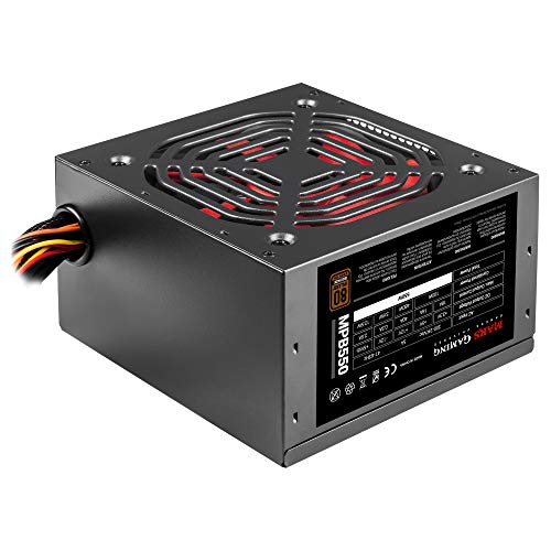 Mars Gaming MPB550, Fuente PC 550W, ATX, 80Plus 230V Bronze 90%, SilentRPM 10dB