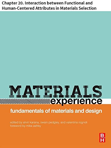 Materials Experience: Chapter 20. Interaction between Functional and Human-Centered Attributes in Materials Selection (English Edition)