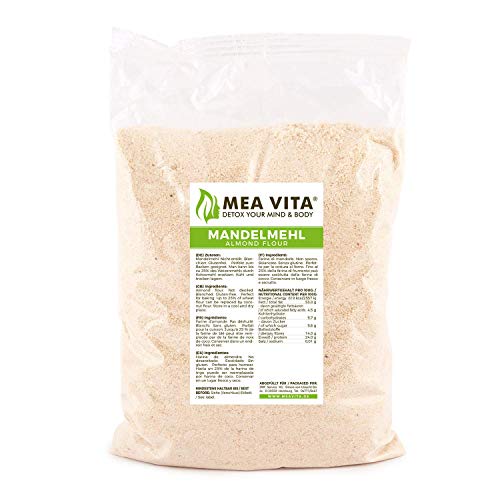 Meavita Harina De Almendras Natural, Blanqueada, En Bolsa, 1 Paquete (1 X 1000 g)