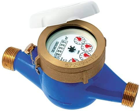 Medidor de agua fría Multi-Jet 1 1/2" BSP (40mm) con K = 1 pulso