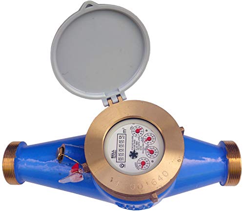 Medidor de agua fría Multi-Jet 1 1/2" BSP (40mm) con K = 1 pulso