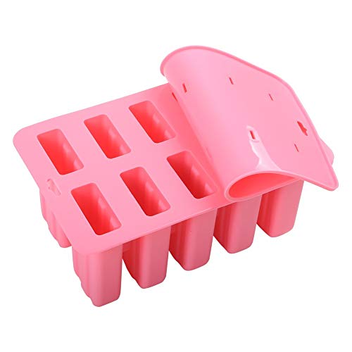 Meerveil Moldes Helados, molde helado, moldes para helados, poleras helado, Molde helados silicona, moldes polos, poleras sin Bpa, Aprobado por FDA, Rosa