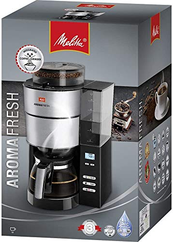 Melitta 1021-21 Cafetera de Goteo, 1000 W, 1.25 litros, Acero Inoxidable