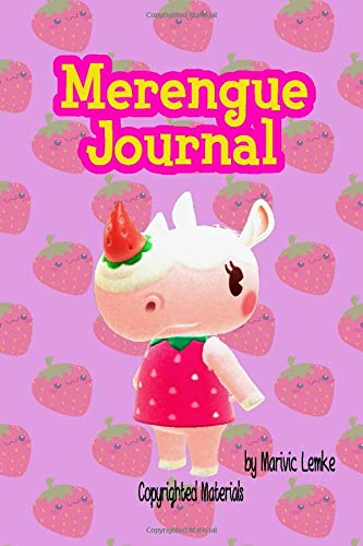 Merengue Journal: Animal Crossing Notebook, Matte Finish, 70 sheets, 6x9