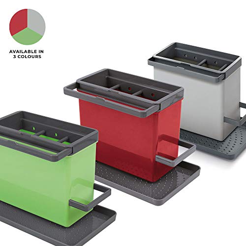 Metaltex Tidy-Tex - Organizador Modular de Limpieza de Cocina, Gris