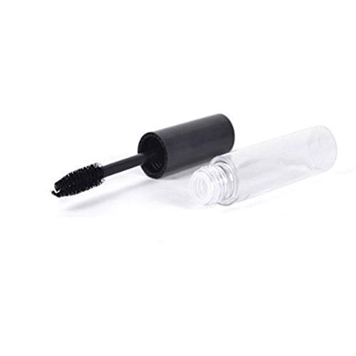 mi ji Belleza Uno de 10 ml viales vacíos pestañas rimel Tubo Tubo Botella DIY del envase del rimel cepillo de pestañas Varita Botella Negro 1pcs