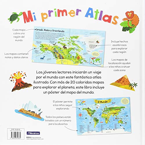 Mi primer atlas: (incluye un p#ster del mapa del mundo)