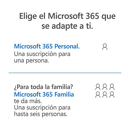 Microsoft 365 Familia| Para 6 PCs/MACs/6 tabletas incluyendo iPad/Android/Windows, además de 6 teléfonos