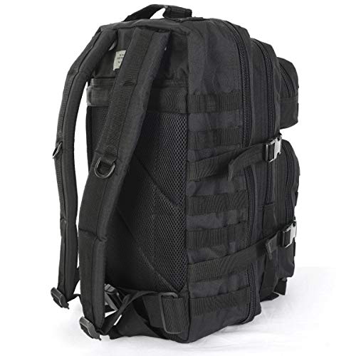 Mil-Tec - Mochila tipo militar (20 L), color negro