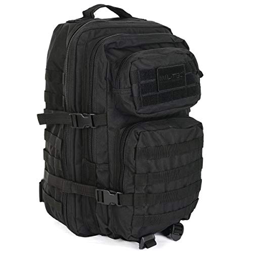 Mil-Tec - Mochila tipo militar (20 L), color negro