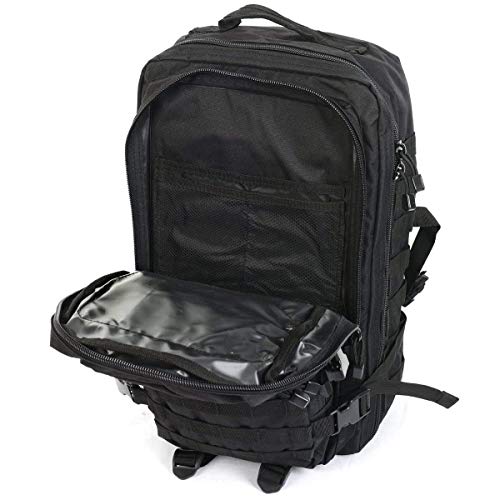 Mil-Tec - Mochila tipo militar (20 L), color negro