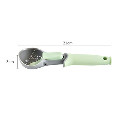 mingtongli Herramienta de Cocina Postre en Forma de Crema Cucharada de melón Bola de Hielo cucharadas de Frutas gatillo Cuchara Galletas Masa Scooper Fabricante de la Bola de Carne