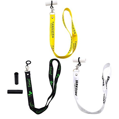 Mini Office Depot Portátil Correa Lanyard Hookah Boquilla Plástico Boquilla Hookah Accesorios - Amarillo