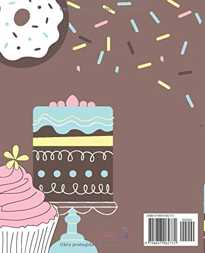 Mis Postres Favoritos: Cuaderno XL Para Escribir Tus Recetas de Repostería; color: Chocolate (Libro de Recetas en Blanco)