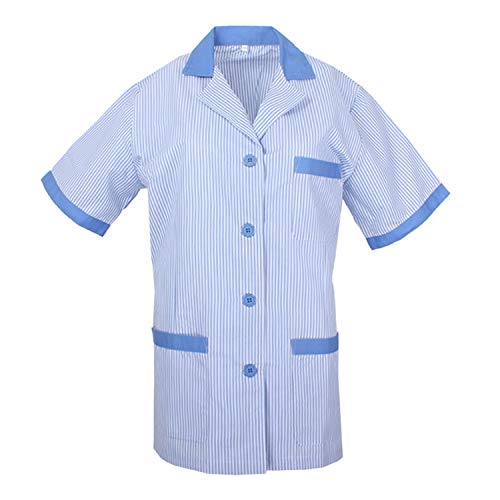 MISEMIYA - Casaca Camisa Camisetas Mujer Uniformes Laboratorios Uniformes Medicos Clinica Veterinarias Ref.T820 - M, Camisa Sanitarios T820-4 Celetes