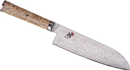 Miyabi 34374-181-0, Cuchillo Japonés Santoku, 180mm, Plata