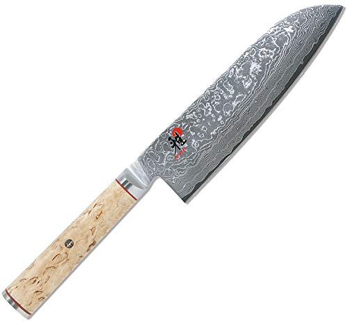 Miyabi 34374-181-0, Cuchillo Japonés Santoku, 180mm, Plata