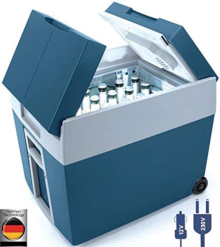 Mobicool W48 - Nevera termoeléctrica portátil, conexiones 12 / 230 V, Azul metálico, 48 Litros