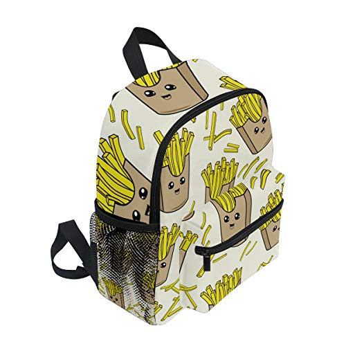 Mochila de papas fritas para la escuela, para niños y niñas, de 3 a 8 años de edad preescolar